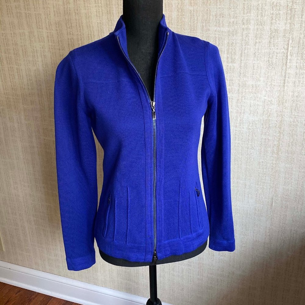 Carlisle wool sweater royal blue size S